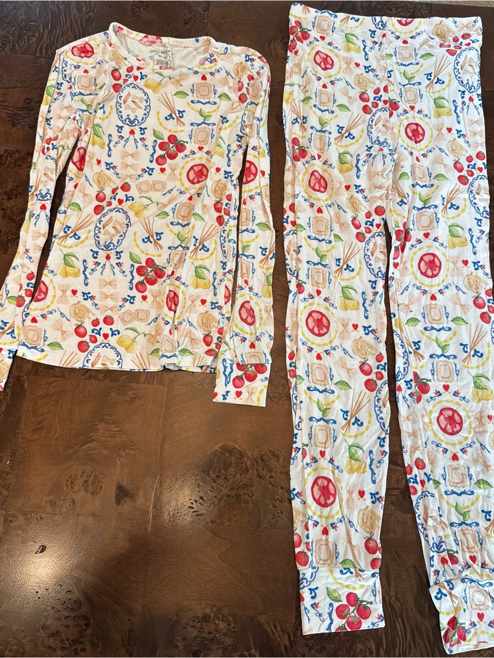 Posh Peanut Mangia matching Pajamas, 10-12Y